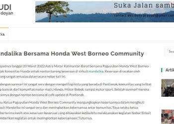 Nobar Mandalika Bersama Honda West Borneo Community