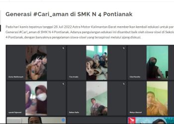 Generasi #Cari_aman di SMK N 4 Pontianak