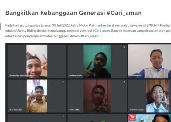 Bangkitkan Kebanggaan Generasi #Cari_aman