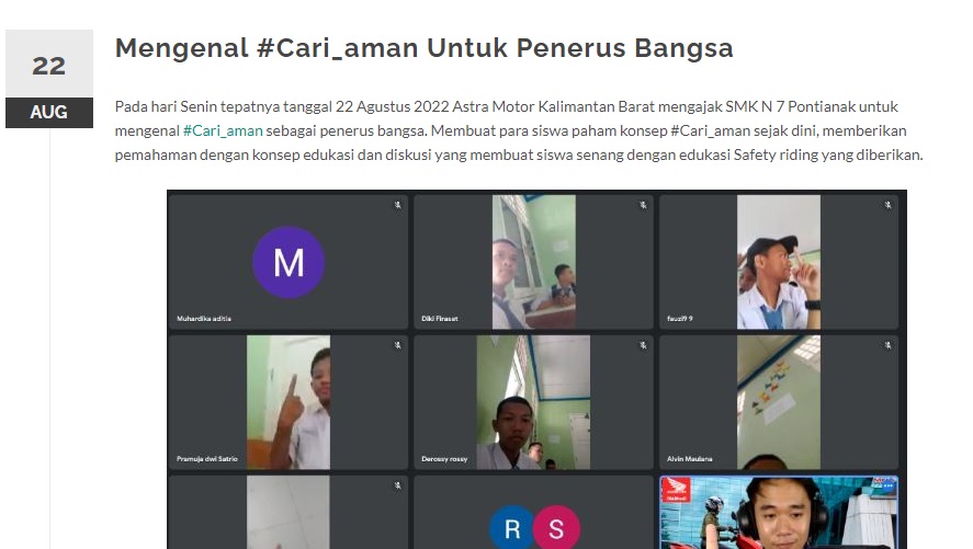 Mengenal #Cari_aman Untuk Penerus Bangsa