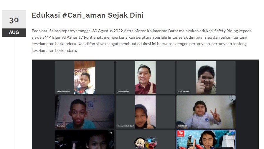 Edukasi #Cari_aman Sejak Dini