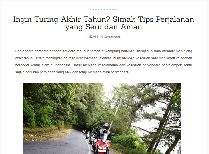 Ingin Turing Akhir Tahun? Simak Tips Perjalanan yang Seru dan Aman