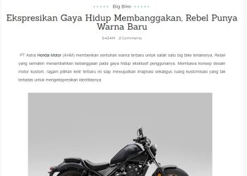 Ekspresikan Gaya Hidup Membanggakan, Rebel Punya Warna Baru