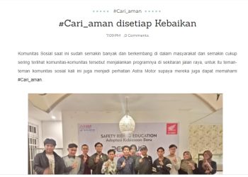 #Cari_aman disetiap Kebaikan