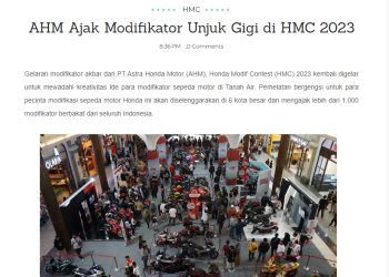 AHM Ajak Modifikator Unjuk Gigi di HMC 2023