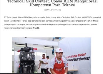 Technical Skill Contest, Upaya AHM Mengalibrasi Kompetensi Para Teknisi