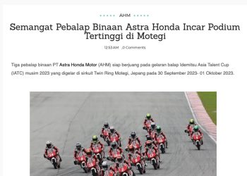 Semangat Pebalap Binaan Astra Honda Incar Podium Tertinggi di Motegi