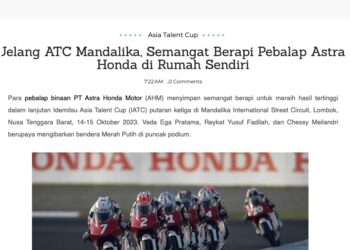 Jelang ATC Mandalika, Semangat Berapi Pebalap Astra Honda di Rumah Sendiri