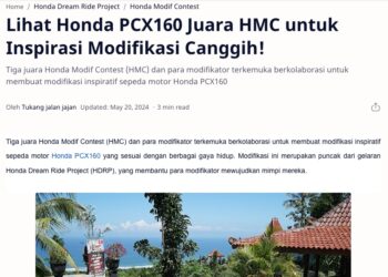 Lihat Honda PCX160 Juara HMC untuk Inspirasi Modifikasi Canggih!