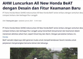 AHM Luncurkan All New Honda BeAT dengan Desain dan Fitur Keamanan Baru