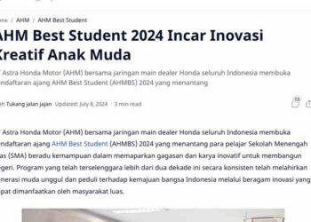 AHM Best Student 2024 Incar Inovasi Kreatif Anak Muda