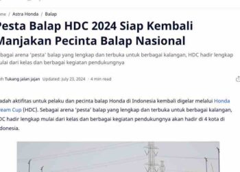 Pesta Balap HDC 2024 Siap Kembali Manjakan Pecinta Balap Nasional