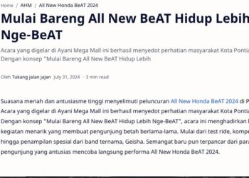 Mulai Bareng All New BeAT Hidup Lebih Nge-BeAT