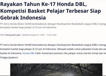 Rayakan Tahun Ke-17 Honda DBL, Kompetisi Basket Pelajar Terbesar Siap Gebrak Indonesia