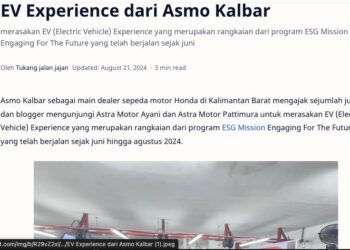 EV Experience dari Asmo Kalbar