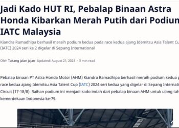 Jadi Kado HUT RI, Pebalap Binaan Astra Honda Kibarkan Merah Putih dari Podium IATC Malaysia