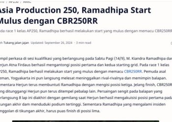 Asia Production 250, Ramadhipa Start Mulus dengan CBR250RR