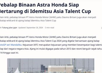 Pebalap Binaan Astra Honda Siap Bertarung di Idemitsu Asia Talent Cup