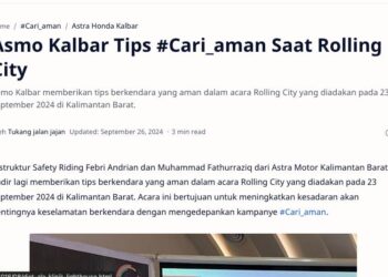 Asmo Kalbar Tips #Cari_aman Saat Rolling City