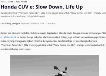 Honda CUV e: Slow Down, Life Up