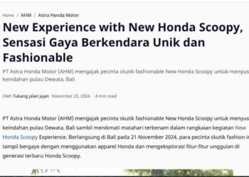 New Experience with New Honda Scoopy, Sensasi Gaya Berkendara Unik dan Fashionable