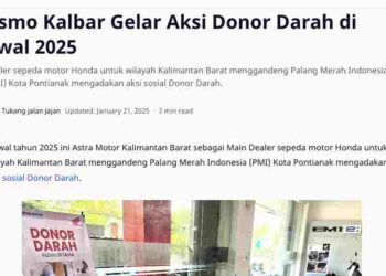 Asmo Kalbar Gelar Aksi Donor Darah di awal 2025