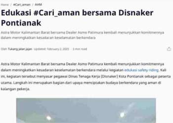 Edukasi #Cari_aman bersama Disnaker Pontianak