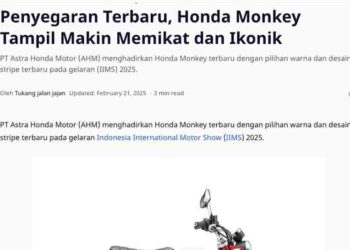 Penyegaran Terbaru, Honda Monkey Tampil Makin Memikat dan Ikonik