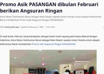Promo Asik PASANGAN dibulan Februari berikan Angsuran Ringan