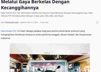 New Honda PCX 160, Menemani Keseharian Melalui Gaya Berkelas Dengan Kecanggihannya