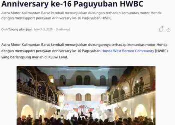 Asmo Kalbar Dukung Perayaan Anniversary ke-16 Paguyuban HWBC