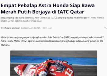 Empat Pebalap Astra Honda Siap Bawa Merah Putih Berjaya di IATC Qatar