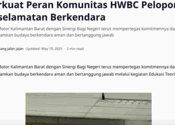 Perkuat Peran Komunitas HWBC Pelopor Keselamatan Berkendara