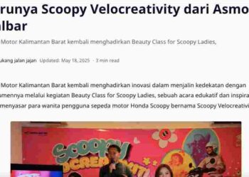 Serunya Scoopy Velocreativity dari Asmo Kalbar