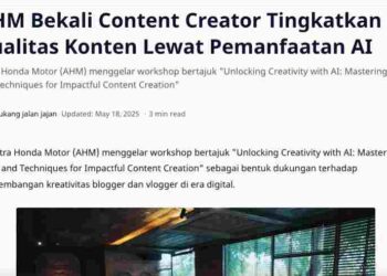 AHM Bekali Content Creator Tingkatkan Kualitas Konten Lewat Pemanfaatan AI