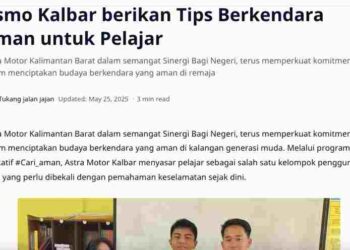 Asmo Kalbar berikan Tips Berkendara Aman untuk Pelajar