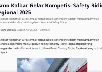 Asmo Kalbar Gelar Kompetisi Safety Riding Regional 2025