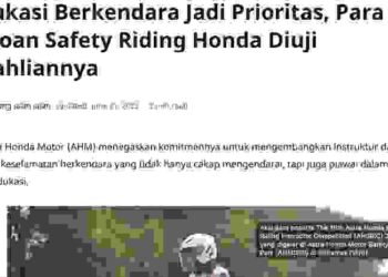 Edukasi Berkendara Jadi Prioritas, Para Jagoan Safety Riding Honda Diuji Keahliannya