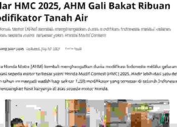 Gelar HMC 2025, AHM Gali Bakat Ribuan Modifikator Tanah Air