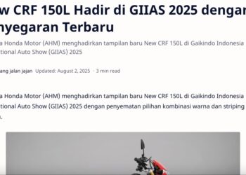 New CRF 150L Hadir di GIIAS 2025 dengan Penyegaran Terbaru