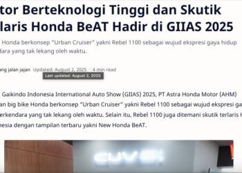 Motor Berteknologi Tinggi dan Skutik Terlaris Honda BeAT Hadir di GIIAS 2025