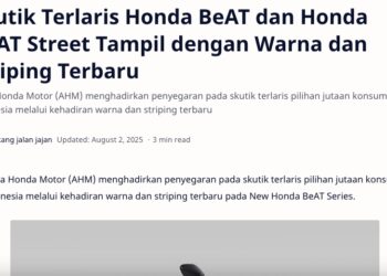 Skutik Terlaris Honda BeAT dan Honda BeAT Street Tampil dengan Warna dan Striping Terbaru