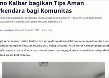 Asmo Kalbar bagikan Tips Aman Berkendara bagi Komunitas
