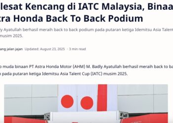 Melesat Kencang di IATC Malaysia, Binaan Astra Honda Back To Back Podium