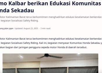 Asmo Kalbar berikan Edukasi Komunitas Honda Sekadau