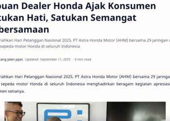 September Untung Promo Motor Honda Berlimpah oleh Astra Motor Kalbar