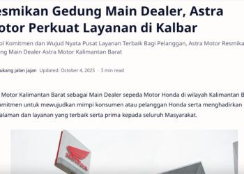 Resmikan Gedung Main Dealer, Astra Motor Perkuat Layanan di Kalbar