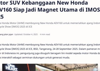 Motor SUV Kebanggaan New Honda ADV160 Siap Jadi Magnet Utama di IMOS 2025