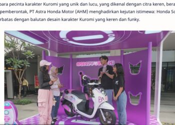 Edisi Terbatas, Kolaborasi Unik Honda Scoopy dengan Kuromi