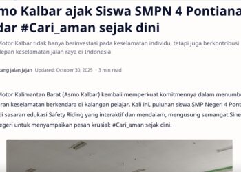 Gerakan #Cari_aman SMK Al-Madani Pontianak bersama Asmo Kalbar